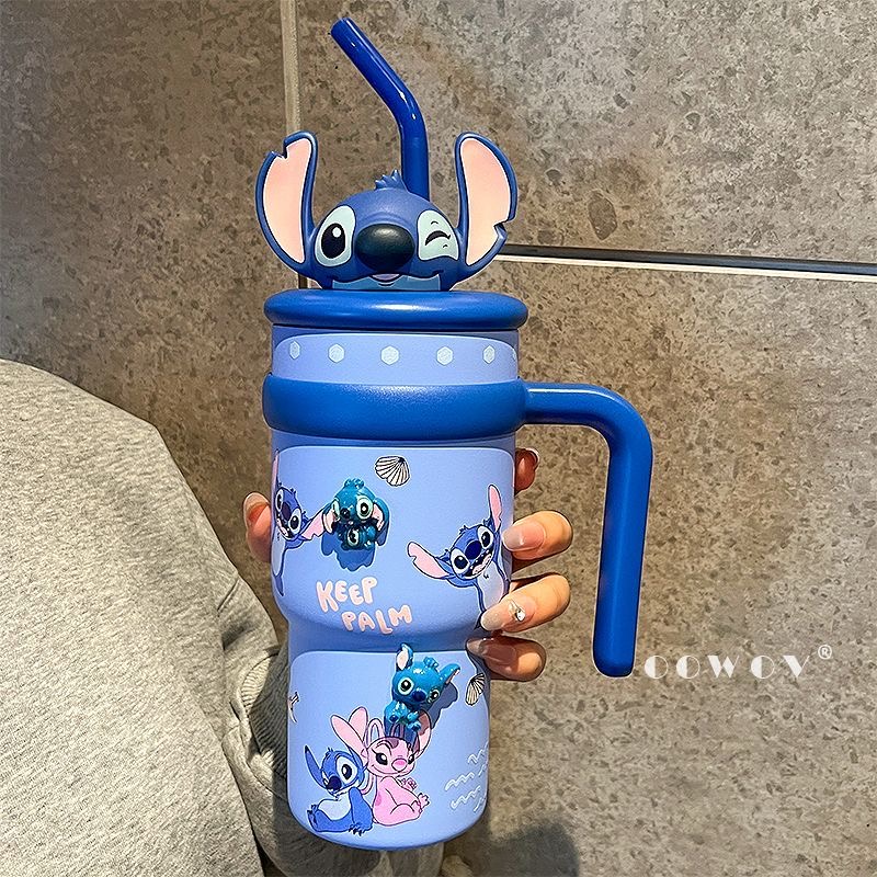 Disney x Nick Judy 2025 New Edition Ice Tumbler for Women, High-Value Straw Cup, Insulated Cup, Birthday Gift